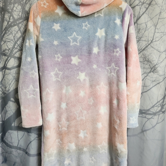 Girl's 32°Heat Sleeper Robe Hoodie Cozy Soft Lounger 14/16 - Picture 7 of 10